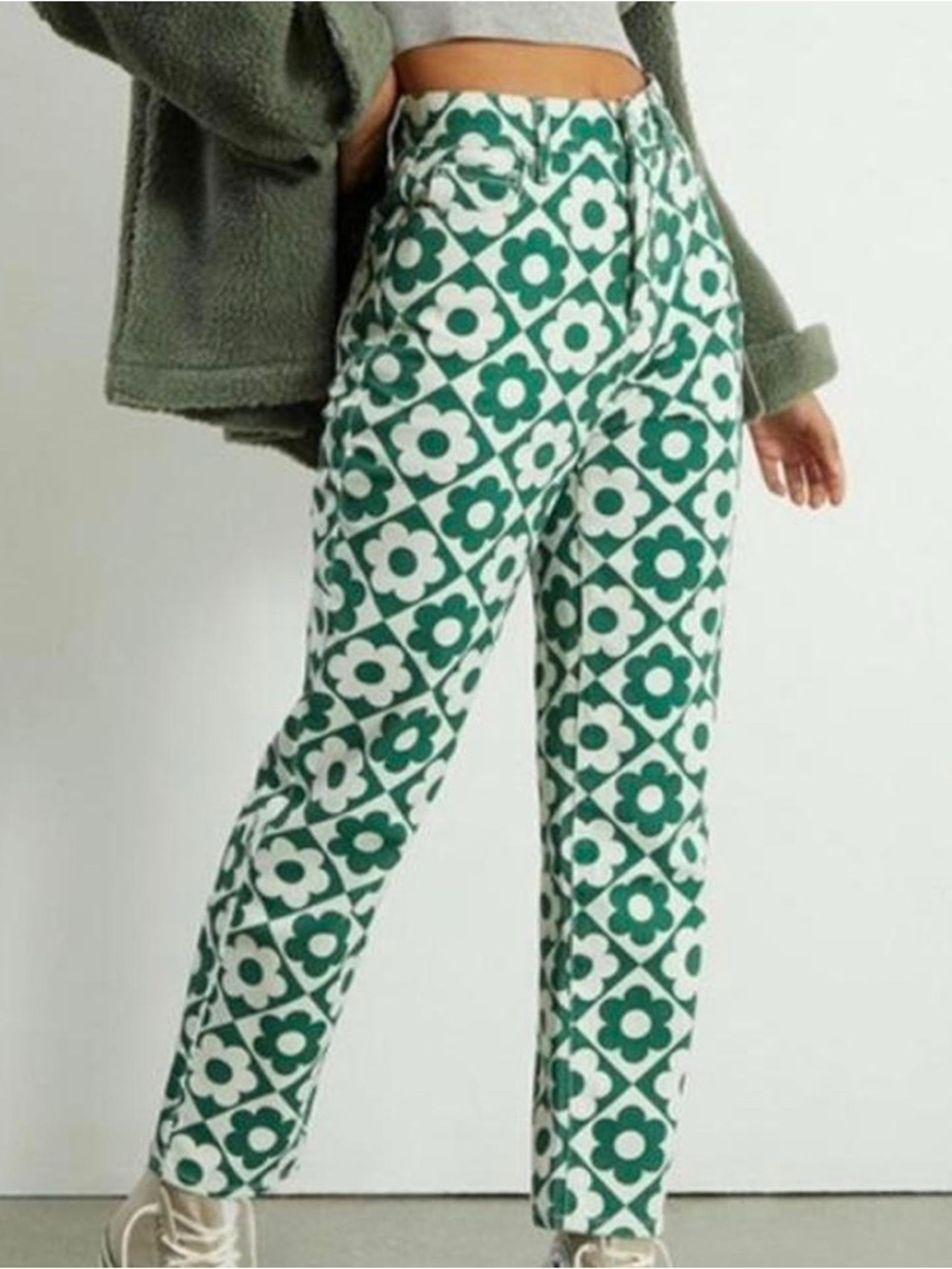 Pacsun High Rise Straight leg Daisy Jeans